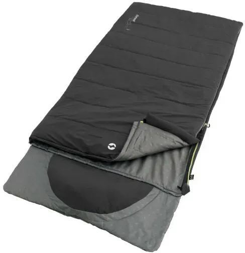 Outwell Unisex Contour Schlafsack, Midnight Black, Rechts