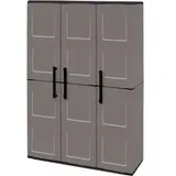 Linea Free Kunststoffschrank Free grau Kunststoff B/H/T: ca. 102x163x37 cm - grau