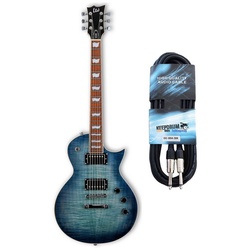 ESP-LTD-Gitarren E-Gitarre »ESP LTD EC-256FM CB E-Gitarre Cobalt Blue mit Kabel«