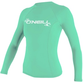 o ́neill wetsuits Basic Skins Rash Guard Langarm-rashguard - Light Aqua - S