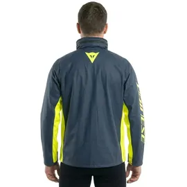 Dainese Storm 2 Regenjacke Black Iris/Fluo Gelb M