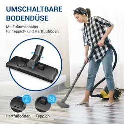 VIOKS Staubsaugerdüse Bodendüse Teppich Bürste Ø 35mm Bosch Siemens Staubsauger