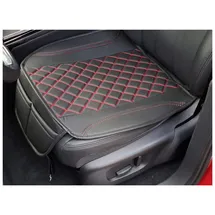 BREMER SITZBEZÜGE 1 Sitzauflage für Smart fortwo 453 in Schwarz/Rote Naht (OT402)