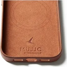 Mujjo iPhone 17 Pro Lederhülle Braun