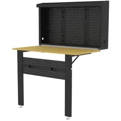 HBM zusammenklappbare Wandwerkbank 120 x 66 cm