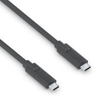 PureLink USB-C auf USB-C Kabel, USB 3.1 Gen 2 mit 10 GB/s Datenübertragung, schwarz, 1,50m
