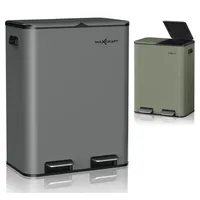 MAXCRAFT Mülleimer 60 l Anthrazit