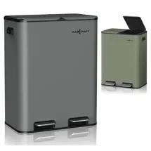 MAXCRAFT Mülleimer 60 l Anthrazit