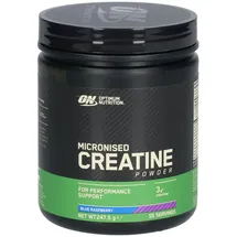 Optimum Nutrition Micronised Creatine Powder Blue Raspberry Pulver 247 g