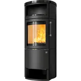 Kaminofen HARK 44-5.3 GT ECOplus 8 kW - Ofenkacheln: Schwarz-Glänzend - Korpus: graphit