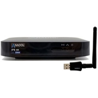 Anadol Streaming-Box IP8 4K mit 600 MBit/s WLAN Adapter