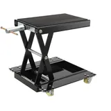Cozyel Motorradheber Motorradhebebühne mit Rädern, bis 500kg 1100Lbs, höhenverstellbarer 120–390mm Hebescheren-Mittelständer,Montagebock Motorrad Hebebühne Heber Montageständer für die Motorradwartung