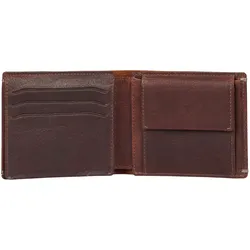 BURKELY Antique Avery Billfold Low Flap Dark Brown