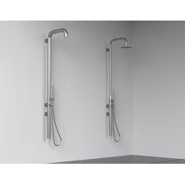 pool und wellness Modell 70 Gartendusche Sylt Wandmontiert Edelstahl