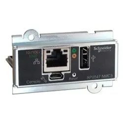 APC AP9547 Netzwerkmanagement-Karte, USV Netzwerkmanagement-Karten, für Easy UPS 3 Serie, 3-Phasen, Fernüberwachung und -verwaltung der USV