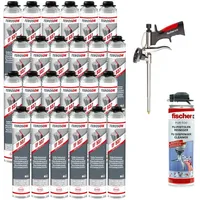 Henkel Teroson Pistolenschaum Set EF 537 + Fischer PUR500