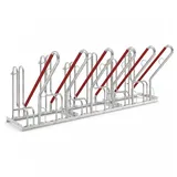 Wsm Fahrradständer 4506, zur Bodenmontage, Einstellparker, Breite 210cm, für 6 Fahrräder