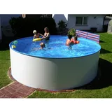 SUMMER FUN Stahlwandpool Set rund 450 x 120 cm inkl. Sandfilteranlage