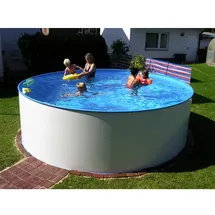 SUMMER FUN Stahlwandpool Set rund 450 x 120 cm inkl. Sandfilteranlage