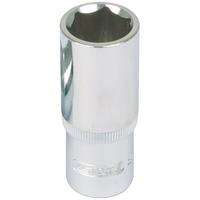 KS Tools 1/4" CHROMEplus Sechskant-Stecknuss, lang, 13mm