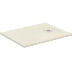 Ideal Standard Ultra Flat S Duschwanne K8190FT Sandstein, 90x70x3cm, mit Ablaufabdeckung
