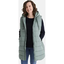Stooker WANDA mit Kapuze Damen Steppweste slim fit lang, - L