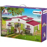 Schleich Reiterhof mit Reiterin und Pferden; 42344 - Rosa