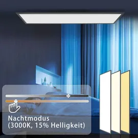 ZMH LEOEU LED Panel 40W 120 x 30 cm schwarz