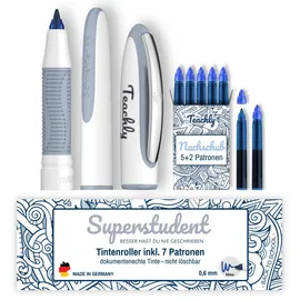 teachly Kugelschreiber Superstudent Anthrazit 0,6 mm 1 St.