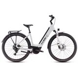 Cube Touring Hybrid ONE 625 Weiß Modell 2025 | cotton ́n ́grey | 58 cm | E-Trekkingräder