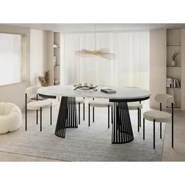 WFL GROUP Naro Ø 120 cm weiß