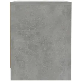 vidaXL Nachttisch Betongrau 45x34x44,5 cm Holzwerkstoff