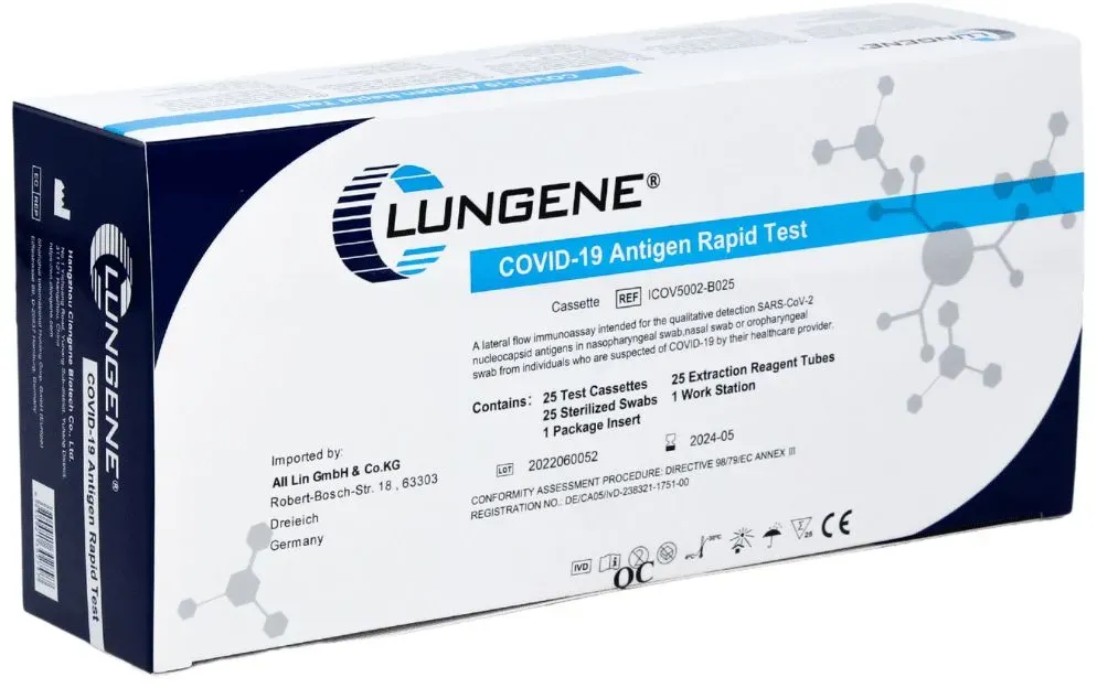 Clungene Antigen Schnelltest (3in1) Test 25 St