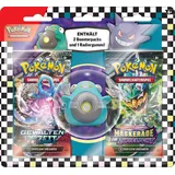Pokémon Pokémon-Sammelkartenspiel: Radiergummi-Blister für den Schulanfang – Wampitz (1 Radiergummi & 2 Boosterpacks)