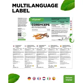 Vit4ever Cordyceps Intenso Kapseln 180 St.