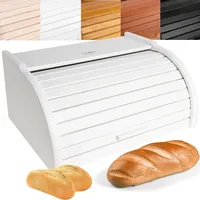Creative Home Weiß Brotkasten Holz | 38 x 28,5