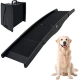 Baumarktplus Hunderampe 3-fach klappbar 152x40 cm 75 kg Tragkraft Anti-Rutsch Lauffläche m...