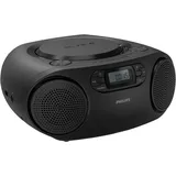 Philips "TAZ2000B/10", schwarz, B:28,5cm H:12,5cm T:24,5cm, Radios,