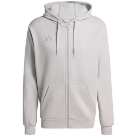 adidas Entrada 26 Full Zip Hoodie Team Light grey/white M