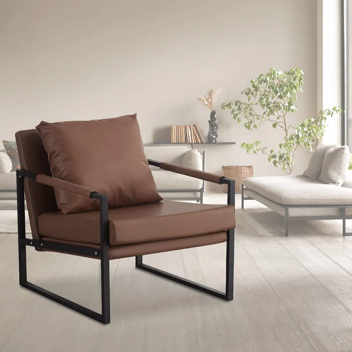 Leder Wohnzimmer Sessel Divit LW2 Lounge Sessel DPL1