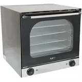 KuKoo 60cm Gastro-Ofen Elektro Konvektionsofen Heißluftofen Backofen Ofen mit Heißluftfunktion und Innenbeleuchtung 59.5cm (l) x 57cm (h) x 59.5cm (b)