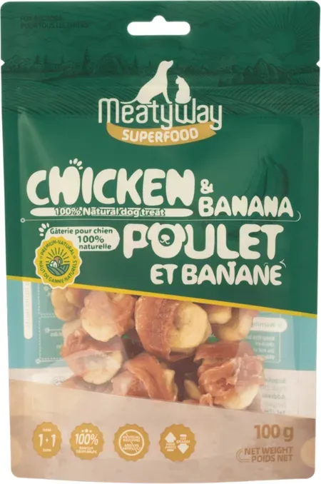 MeatyWay Huhn und Banane 100 g