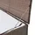 furnicato Garten-Auflagenbox 120 x 50 x 60 cm Braun