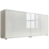 BMG Möbel Sideboard Mailand Set 2 Weiß