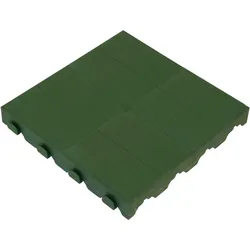ArtPlast - Kunststofffliese für Terrasse 39x39x4,8 cm; Fläche 0,15 m2, Kollektion COMBI - Grün