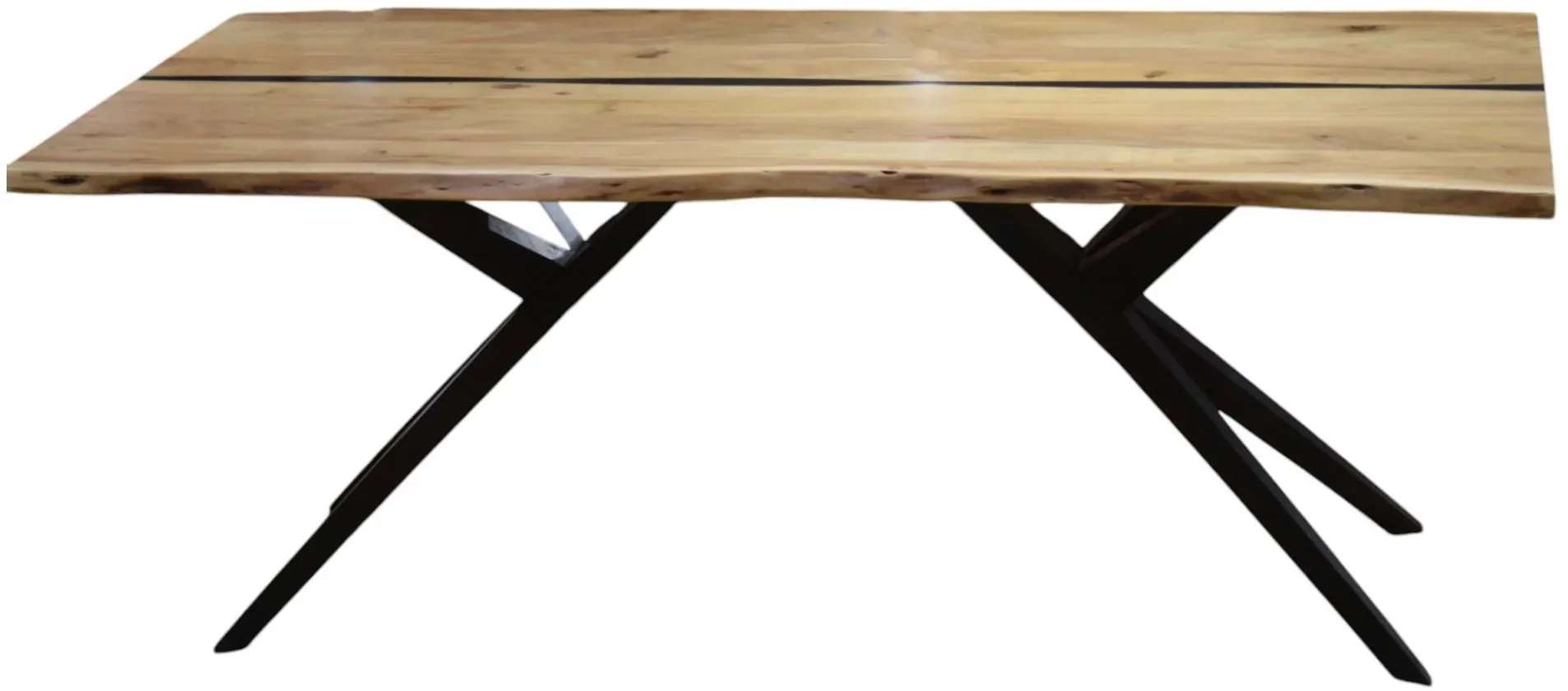 Esstisch Gregor Schwarz/Akaziefarben