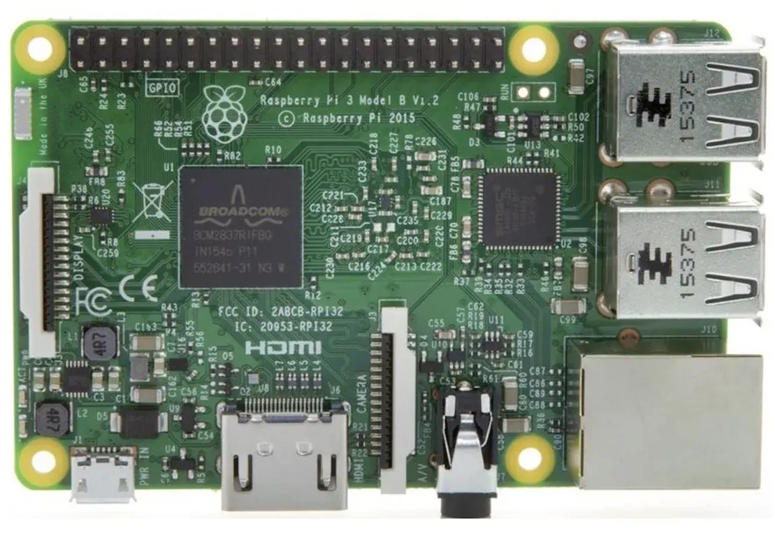 Raspberry Pi 3 Modell B 1GB | ARM Cortex-A53 4x 1,20GHz, 1GB RAM, WLAN, Bluetooth, LAN, 4x USB