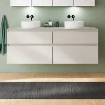 Burgbad Lin20 Waschtischunterschrank 160 x 61 x 55 cm Weiß