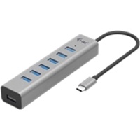 iTEC i-tec USB-C Charging Metal HUB 7 Port Power Adapter 15W C31HUBMETAL703