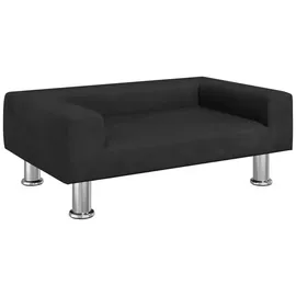 vidaXL Kindersofa schwarz 70 x 45 x 26,5 cm Samt